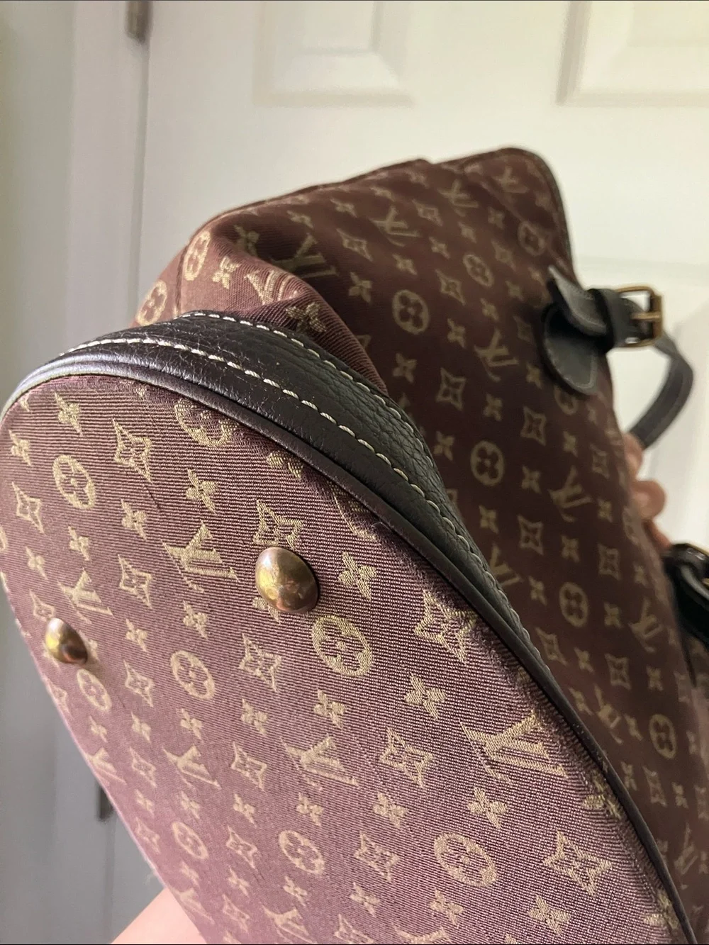 Louis Vuitton Monogram PM Mini Lin Bucket with Detachable Pouch